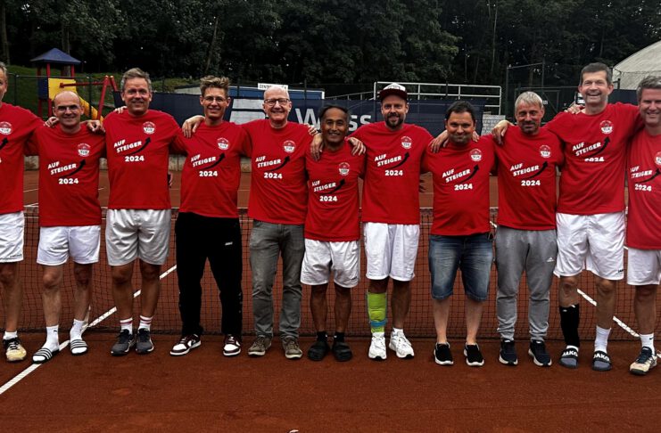 1. Herren 40 feiern direkten Wiederaufstieg