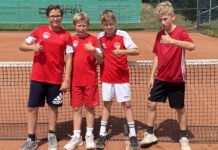 2. Junioren U12 schlagen die Temperaturen und die Gegner in Flüren