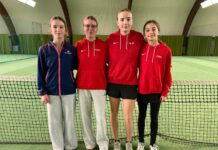 Die 1.Juniorinnen U15 gewinnen auch ihr zweites Medenspiel in der Winterrunde